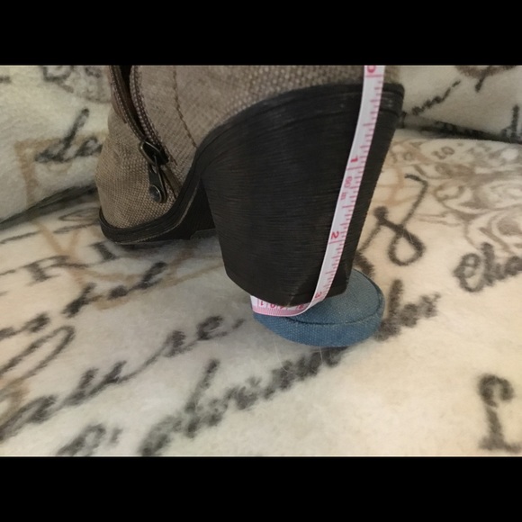 Blowfish open toe canvas fashion boots - Picture 6 of 10